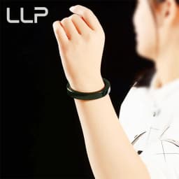 Natural 100% Real Hetian Jade Square Bracelet Blessing Peace Green Jade Men's And Women's Holiday Gifts
