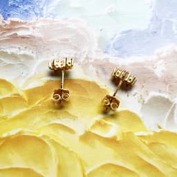Gold Plated Ear Studs Colourful Stones Europe Bohemia Jewerly For Women New Gift In 925 Sterling Silver