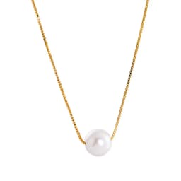 925 Sterling Silver Luxury Fashion White 6MM 8MM 10MM Mother of Pearl Pendant Necklace for Women Wedding Jewelry Accessories