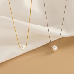 925 Sterling Silver Luxury Fashion White 6MM 8MM 10MM Mother of Pearl Pendant Necklace for Women Wedding Jewelry Accessories