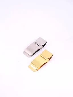 6 styles Custom Lettering Quality Money Clip Wallet For Men Stainless Steel Metal Money Clip Simple Dollar Cash Clamp Holder