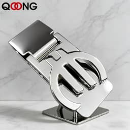 6 styles Custom Lettering Quality Money Clip Wallet For Men Stainless Steel Metal Money Clip Simple Dollar Cash Clamp Holder
