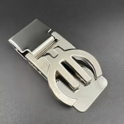 6 styles Custom Lettering Quality Money Clip Wallet For Men Stainless Steel Metal Money Clip Simple Dollar Cash Clamp Holder