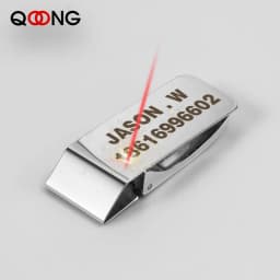 6 styles Custom Lettering Quality Money Clip Wallet For Men Stainless Steel Metal Money Clip Simple Dollar Cash Clamp Holder