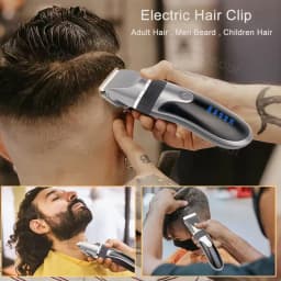 Hair Clipper Trimmer With Comb And 4 Caps,Haircut Blade,Body Hair Sideburns Trimmer Low Noise Rechargeable Hair Cutting Machine