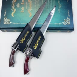 22cm Lion Heart Gunblade with Keychain FF VIII Game Merchandise Squall Leonhart Metal Blade Model for Home Decoration Collection