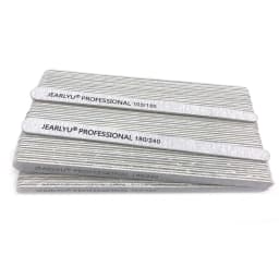100/200pcs Wooden Nail File 100/180/240 Grey Sandpaper Buffer Professional Files Pedicure Manicure Polishing Tools Wholesale