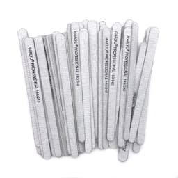 100/200pcs Wooden Nail File 100/180/240 Grey Sandpaper Buffer Professional Files Pedicure Manicure Polishing Tools Wholesale