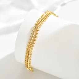 ZHONGVI Bohemian Stainless Steel Chain Bracelet Handmade Braided String Minimalist Bangles Suitable for daily wear Jewelry Gift