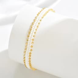 ZHONGVI Bohemian Stainless Steel Chain Bracelet Handmade Braided String Minimalist Bangles Suitable for daily wear Jewelry Gift