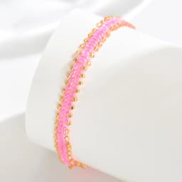 ZHONGVI Bohemian Stainless Steel Chain Bracelet Handmade Braided String Minimalist Bangles Suitable for daily wear Jewelry Gift