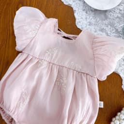 Baby Jumpsuit Summer Girl Baby Embroidered Short Sleeves Rompers Baby Thin Clothes Princess Crawling Clothes