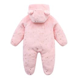 Newborn Baby Flannel Rompers Soft Warm Autumn Winter Bodysuit for Boys & Girls Cartoon Print Jumpsuit 0-19M Newborn Baby Clothes