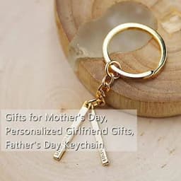 60 Sets Flat Key Chain Rings Bulk Metal Key Ring with Chain Jump Rings for Keychain Holder Resin DIY Crafts Jewelry Making