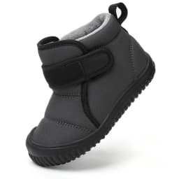 Unisex Kids' Outdoor Anti-slip Winter Snow Boots Warm Plush Toddler Boys Girls Comfortable Walking Shoes Size 19-28