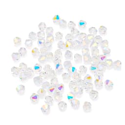 Faceted Crystal Glass Bicone Beads AAA Quality Shiny AB Finish Loose Beads for DIY Handmade Jewelry Making Bracelets Earrings