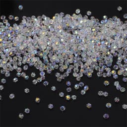 Faceted Crystal Glass Bicone Beads AAA Quality Shiny AB Finish Loose Beads for DIY Handmade Jewelry Making Bracelets Earrings