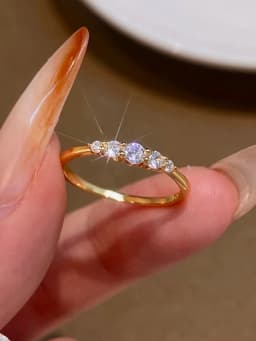 The Color 925 Sterling Silver Zircon Fashion Gorgeous Ring For Women Engagement Wedding Luxury High Quality Fine Jewelry