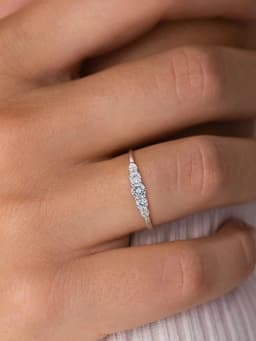 The Color 925 Sterling Silver Zircon Fashion Gorgeous Ring For Women Engagement Wedding Luxury High Quality Fine Jewelry