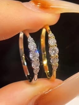 The Color 925 Sterling Silver Zircon Fashion Gorgeous Ring For Women Engagement Wedding Luxury High Quality Fine Jewelry