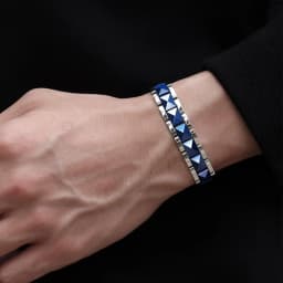 ARADOO Premium Ceramic Titanium Steel Bracelet for Men Women with Hematite Magnetic Therapy Wristband Jewelry Gifts