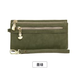 Classic Vintage Women's Long Wallet Simple Double Zipper Large Capacity Handbag PU Leather Multi-Card Slot Credit Card Holder