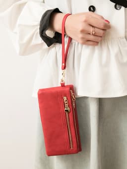Classic Vintage Women's Long Wallet Simple Double Zipper Large Capacity Handbag PU Leather Multi-Card Slot Credit Card Holder