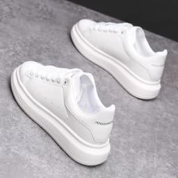 Classic white casual men's and women's shoes non-slip lightweight tennis walking shoes men's outdoor running shoes