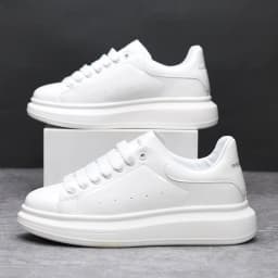 Classic white casual men's and women's shoes non-slip lightweight tennis walking shoes men's outdoor running shoes