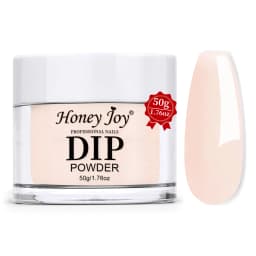 Honey Joy 50g Dipping Nail Powder Pink Clear Nude Dip Powder Nature Dry Without Lamp Cure for French Nail Art DIY Salon Effect