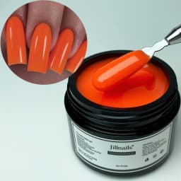 Jillnails Neon Gel Builder 50G/100G Neon Green Pink Orange Red Yellow Builder UV Hard Gel for Nails Extension