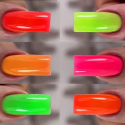 Jillnails Neon Gel Builder 50G/100G Neon Green Pink Orange Red Yellow Builder UV Hard Gel for Nails Extension