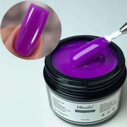 Jillnails Neon Gel Builder 50G/100G Neon Green Pink Orange Red Yellow Builder UV Hard Gel for Nails Extension