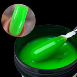 Jillnails Neon Gel Builder 50G/100G Neon Green Pink Orange Red Yellow Builder UV Hard Gel for Nails Extension