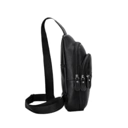 Genuine Leather Chest Pack Men's Large-capacity Cowhide Shoulder Bag Business Commuter Men's Crossbody Bag Phone Storage Bag