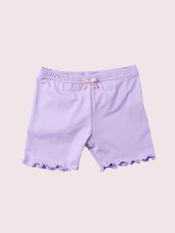 4 Pairs of Girls Cute Safety Short Pants,Kids Fashion Soft Elastic Waist Solid Color Leggings Set for 1-12 Years Babies and Kids