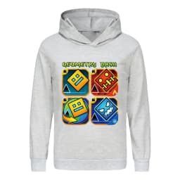Geometry Dash Clothes Kids Spring Autumn Hoodies Baby Boys Hooded Sweatshirts Toddler Girls Casual Outerwear Children Coats
