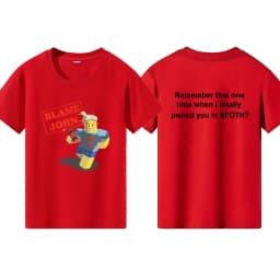 Blame John Printed Teenage Tops T-shirt Boys Girls Summer Casual Funny Fashion O-Neck Short Sleeve Children Colorful Clothing