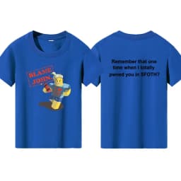 Blame John Printed Teenage Tops T-shirt Boys Girls Summer Casual Funny Fashion O-Neck Short Sleeve Children Colorful Clothing