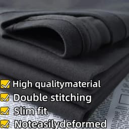 Breathable Cotton Round Neck T-Shirt 2025 Loose Casual Street Clothes Short Sleeves Neutral Comfortable Daily Wear