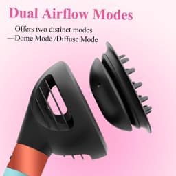 Wave And Curl Diffuser For Dyson Airwrap HS01/05/08 Two Airflow Dome Or Diffuse Modes Hair Diffuser Attachment Nozzles For Dyson