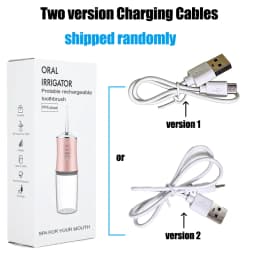 Portable Cordless Water Flosser for Teeth Cleaning 3 Modes Rechargeable Oral Irrigator Machine with Water Drill Mouth Washing