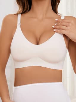 Pregnant Women'S Non Steel Ring Underwear With Front Opening Buckle For Comfortable Breathable Fit Solid Color Nursing Underwear