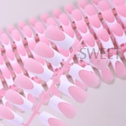 150/160pcs Nude Pinkish Matte Press On Nail Tips Short Square Round Coffin Artificial Fake Nail French Design Frosted Full Cover