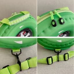 New Colorful Tyre Shaped Children's Schoolbag 3D Cartoon Backpack Large Capacity Kindergarten Shoulder Bag Kid Backpack