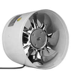 220/110V Metal Round Duct Fan 4" 6" Booster Exhaust Ventilator Ventilation Vent Air for Window Wall Bathroom Toilet Kitchen