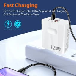 120W Super Fast Charger Pro Adapter Original Fast Charger USB-C PD 3.0 QC 4.0 For Xiaomi 13 12 Redmi Note 12 EU UK US Plug 2025