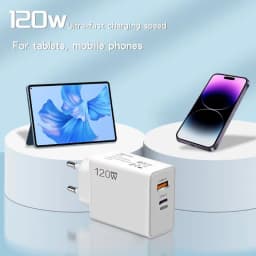 120W Super Fast Charger Pro Adapter Original Fast Charger USB-C PD 3.0 QC 4.0 For Xiaomi 13 12 Redmi Note 12 EU UK US Plug 2025