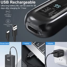 Nose Hair Trimmer Mini Portable Nose Hair Remover Nose Hair Clipper for Men Rechargeable  Painless Nose and Ear Trimmer