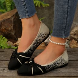 Spring and Autumn New Pointed Toe Comfortable Casual Single Shoes Fashion Light Mouth Large Size Lightweight Flat Shoes Women